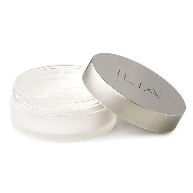This powder by ILIA is made using organic powdered corn starch and enriched with organic Aloe Vera, Rosemary and Thyme in place of talc. Even with a natural ingredient deck, it performs so well, creating a light veil that blurs pores and fine-lines whilst never looking cakey. Emma whips this out if she feels she is a little too shiny and it is also the thing she uses to set her concealer and base.