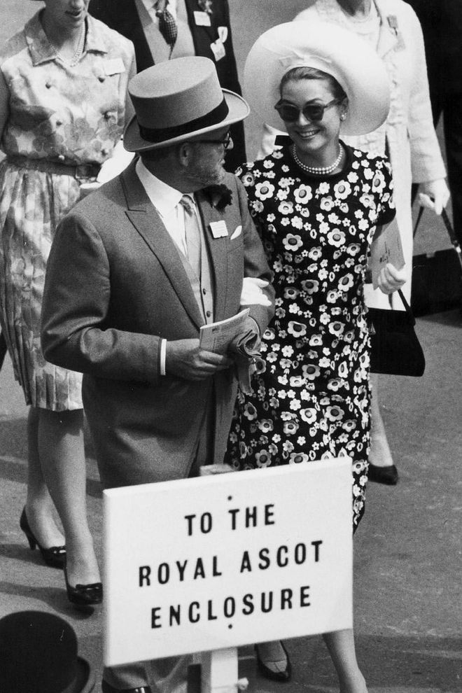 Prince Rainier and Princess Grace of Monaco at Royal Ascot, 1966
Photo: Getty