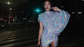 Tiffany Hsu Clubbing Outfit