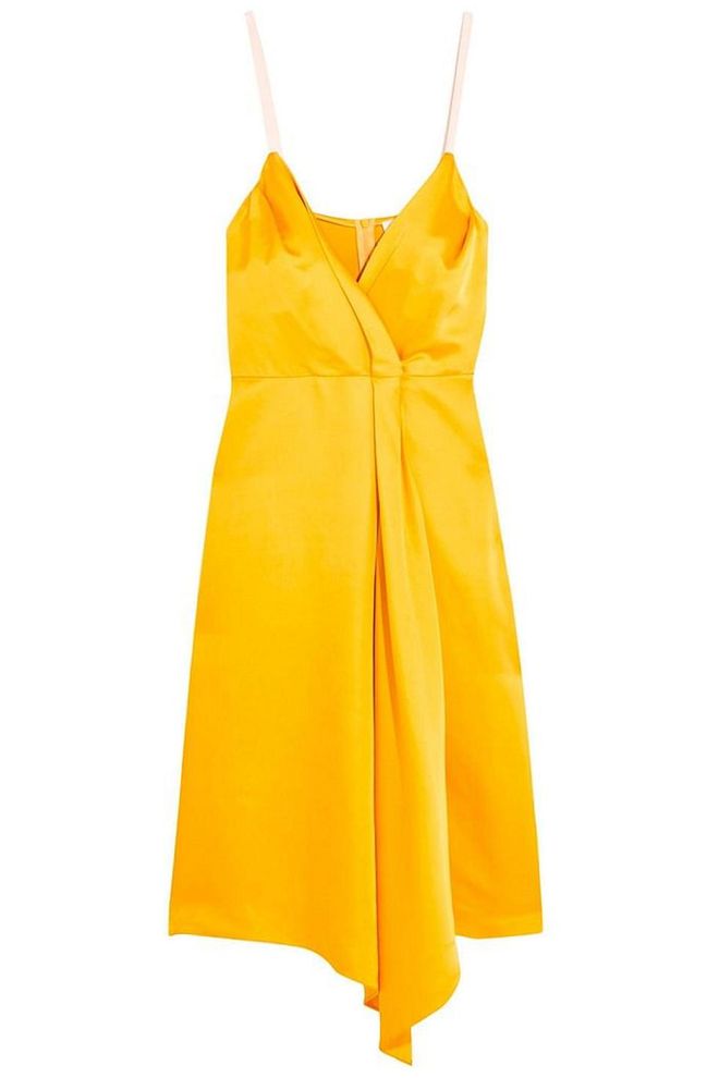 Anyone would be sad to pack this away at the end of September. Victoria Beckham silk dress, £1,495