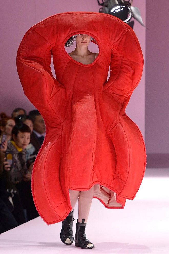 Lobster or fallopian tubes? Fashion is all about a little mystery. Photo: Getty 