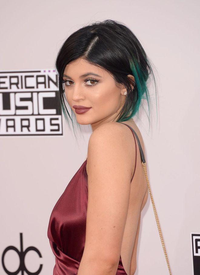 LOS ANGELES, CA - NOVEMBER 23:  Kylie Jenner attends the 2014 American Music Awards at Nokia Theatre L.A. Live on November 23, 2014 in Los Angeles, California.  (Photo by Jason Merritt/Getty Images)