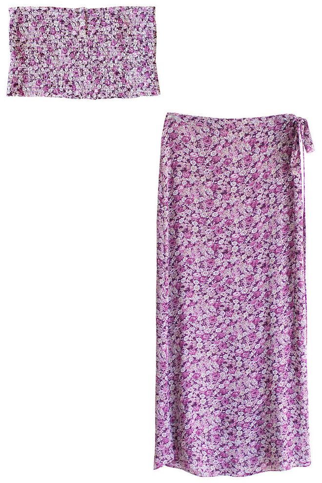 Lily Ashwell top, $98, and skirt, $190, lilyashwell.com