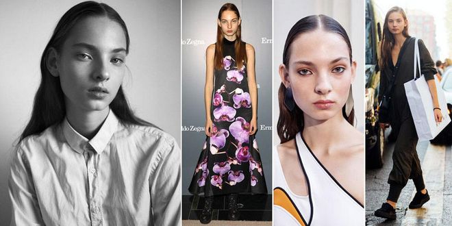 The 17-year-old Ukranian model Zhenya Migovych has an incredibly bright fashion future ahead of her after launching semi-exclusively for Victoria Beckham and going on to walk for Burberry, Erdem, Missoni and more.