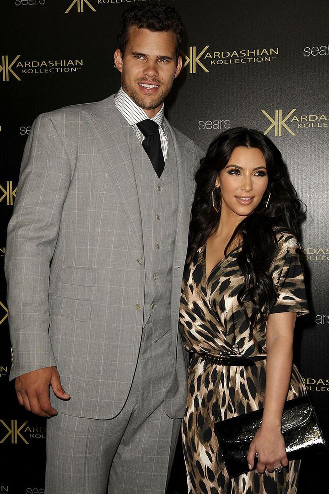 Kardashian and Humphries’ infamous 72-day marriage was preceded by a swift-as-hell engagement—the NBA player popped the question three months after the duo went public with their relationship in 2011. Post their very-public divorce, Humphries auctioned off the engagement ring for a whopping $749,000 in 2013.
Photo: Getty
