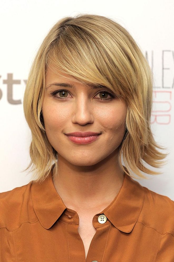 The Glee star keeps it simple and sweet with a light feathery bob with just the right amount of layered texture.