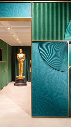 The 2024 Oscars Greenroom designed by Rolex.