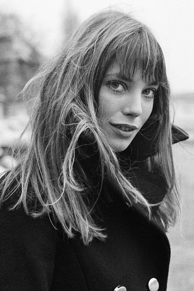 Right now, we love the insouciance of Birkin's bangs and bedhead as much today as her fans did then.