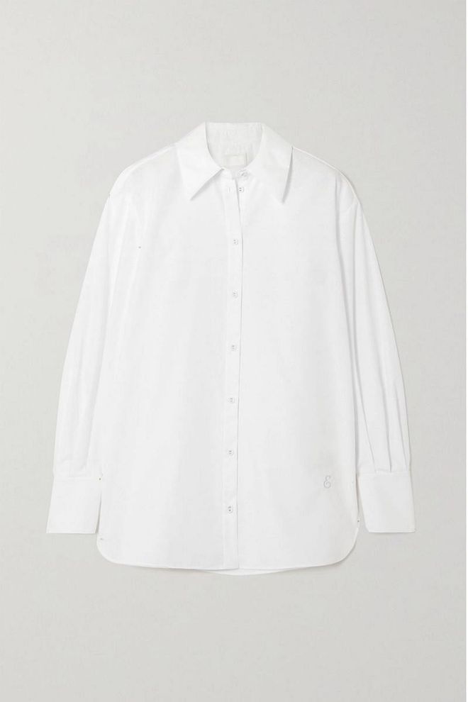 The Boyfriend Floral-Jacquard Cotton-Poplin Shirt, $1,161, Erdem at Net-a-Porter
