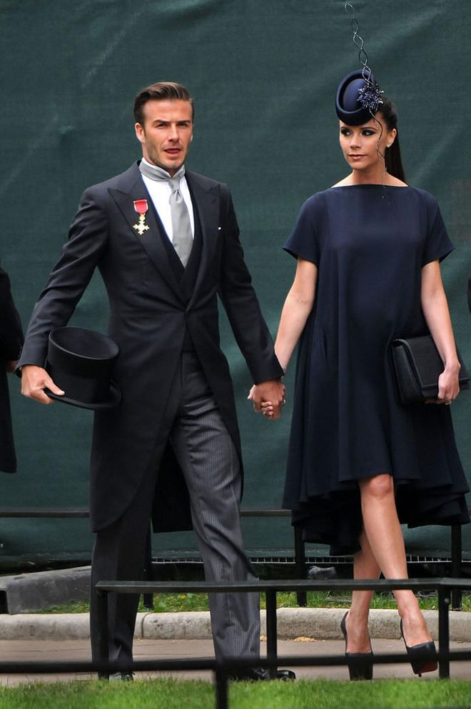 Ever the dapper gent and lady at the wedding of Prince William and Kate Middleton. 