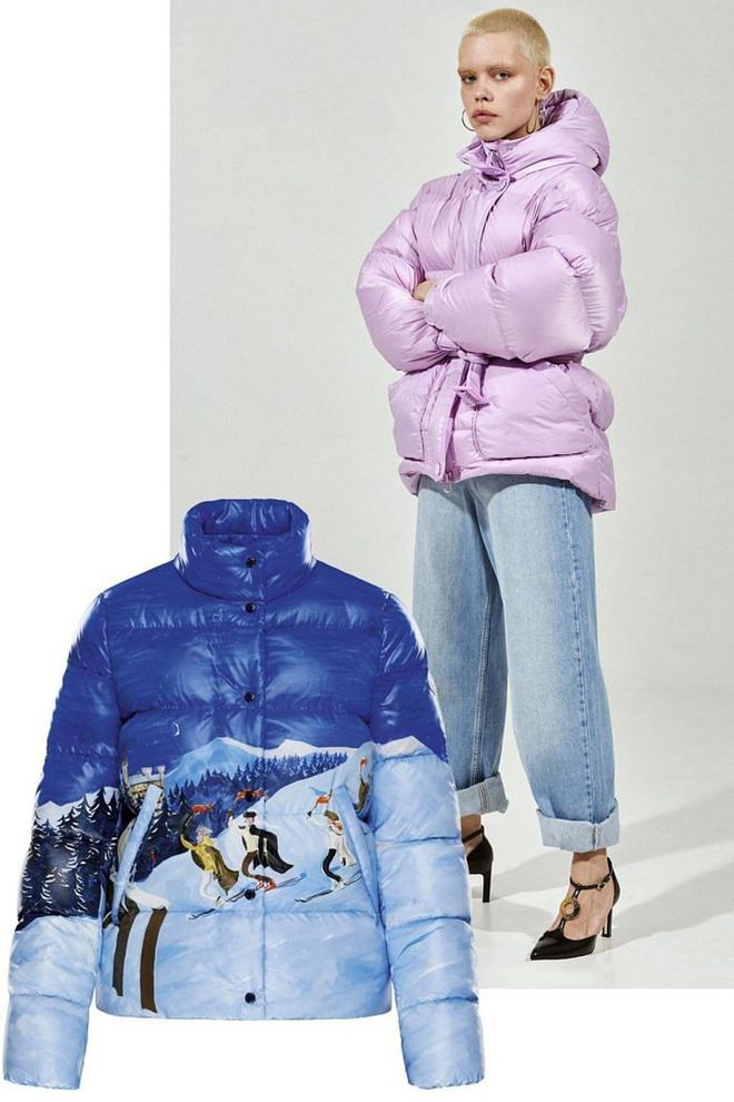 In a season packed with colorful puffers from Ienki Ienki and Balenciaga, Moncler upped its street-style game with a winter-themed Postcards capsule.

Moncler jacket, $1,665, moncler.com.

 Photo: Moncler and Ienki Ienki