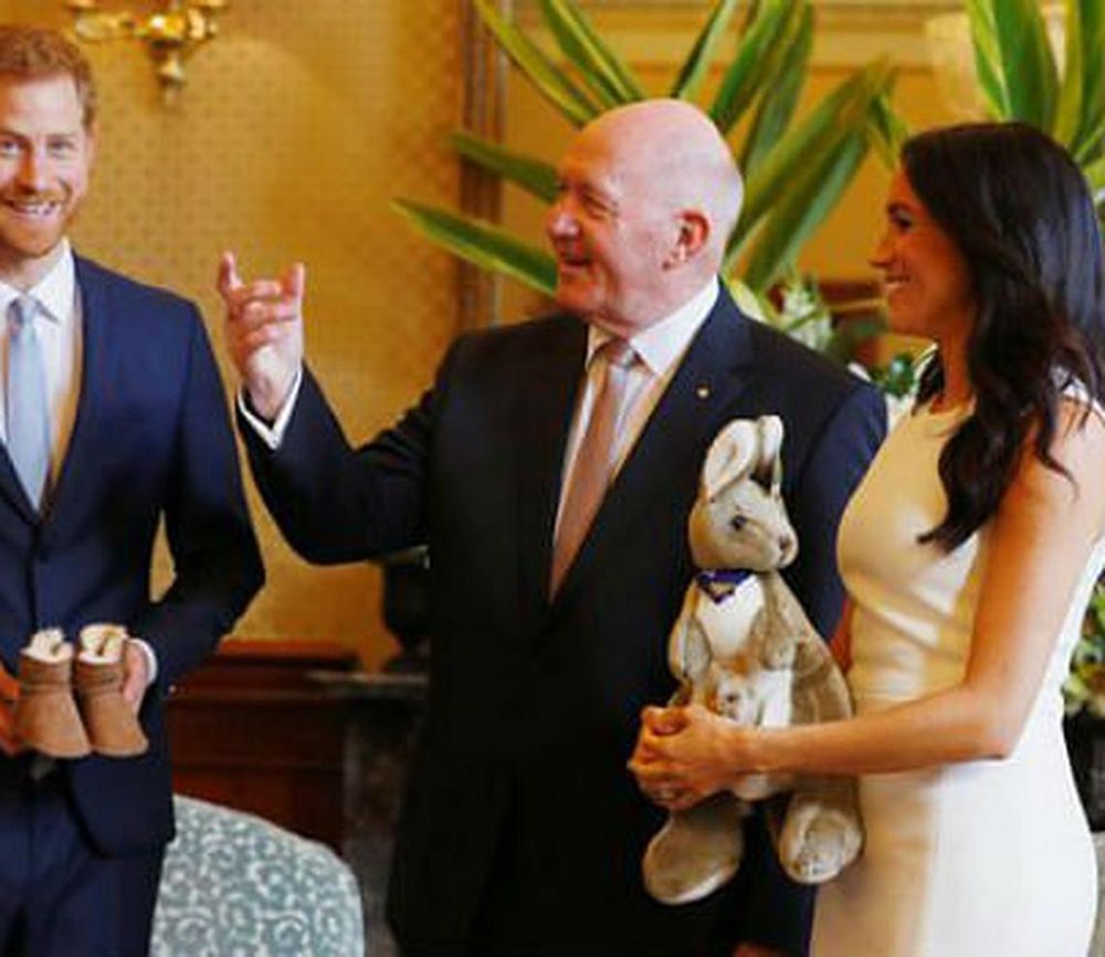 Prince Harry and Meghan Markle at Admiralty House