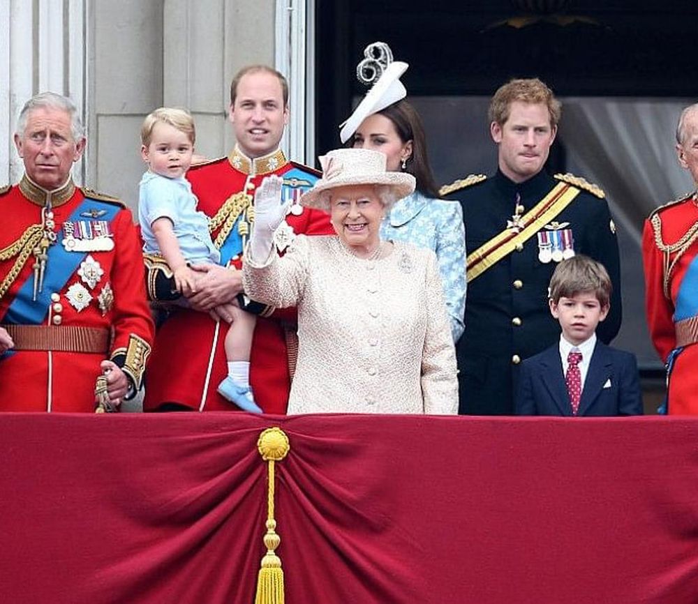 Royal Family Trooping The Colour