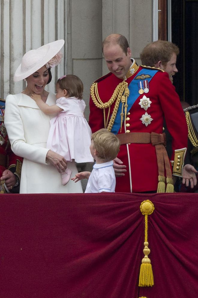 Princess Charlotte Made Her Buckingham Palace Balcony Debut