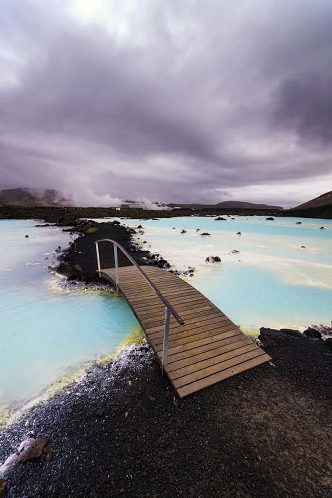 The Blue Lagoon isn't just a pretty place to visit just outside of Reykjavik. The silica-rich water does wonders for your skin too. Photo: Getty
