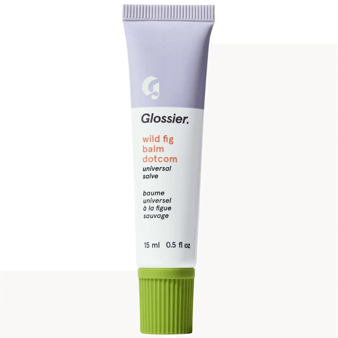 Glossier Balm Dotcom Lip Balm and Skin Salve in Wild Fig Photo: Sephora