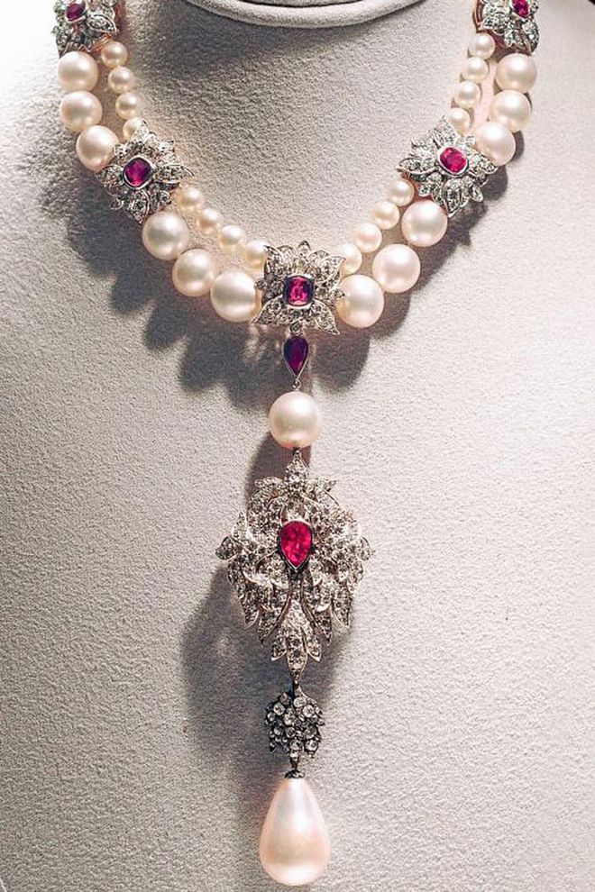 Price fetched by La Peregrina ("The Pilgrim"), an egg-shaped pearl suspended from a diamond, ruby, and cultured pearl necklace by Cartier, at Christie's New York in 2011. The pearl, which was found by a slave in the 16th century (who won his freedom for the discovery), changed hands many times before Richard Burton paid $37,000 for it and gave it to Elizabeth Taylor in 1969. The 50.56-carat pearl was delivered to Taylor—and lost 20 minutes later. It was found in the mouth of one of her Lhasa Apsos, and it remains the most expensive pearl in the world. Photo: Getty