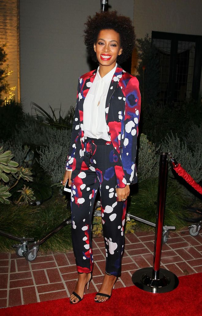 The singer wore head-to-toe Diane von Furstenberg for a 2013 Grammy party in Los Angeles

