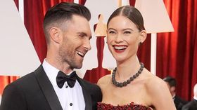 Adam Levine and Behati Prinsloo Jet Off to Las Vegas Before Third Baby’s Arrival