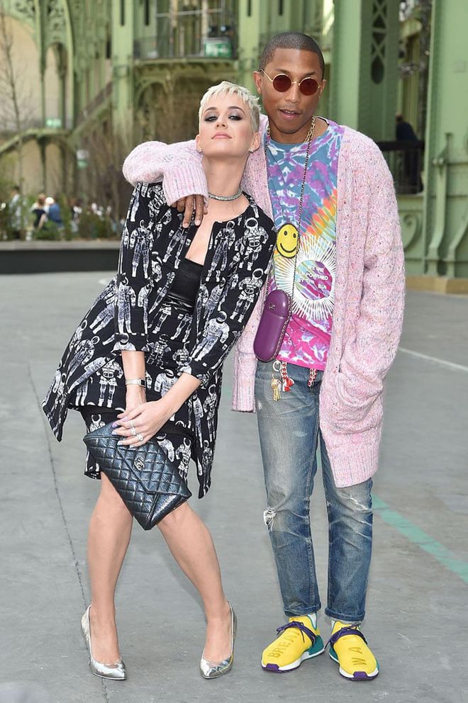 Katy Perry, Pharell Williams- Chanel Couture Fall 2017