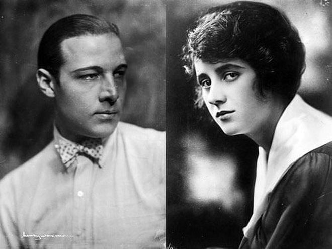 Married: 6 hours

What Went Wrong: This classic doomed romance perhaps started the trend of fast-paced divorce. Valentino, a famous Italian actor—nicknamed "the Latin Lover"—impulsively married the American actress Acker in 1919. She quickly regretted the decision and locked him out of their honeymoon suite. After knocking for 20 minutes (at the door, not boots), he headed home. In divorce proceedings, she claimed they never consummated their union.
Photo: Hulton Archive/Getty 