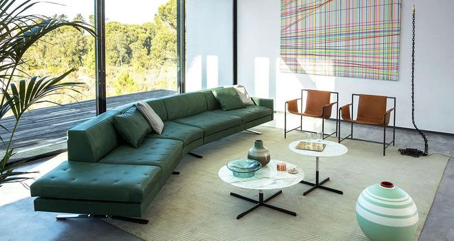 The Kennedee sofa designed by Jean-Marie Massaud, available at Poltrona Frau. (Photo: Poltrona Frau)
