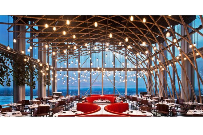 Sushi Samba may be a chain establishment, but its London outpost is located on the 38th and 39th floors of a towering skyscraper. Floor-to-ceiling glass panels allow guests to overlook the stunning skyline, all with a side of Japanese-meets-Brazilian-meets-Peruvian cuisine. Photo: Sushi Samba