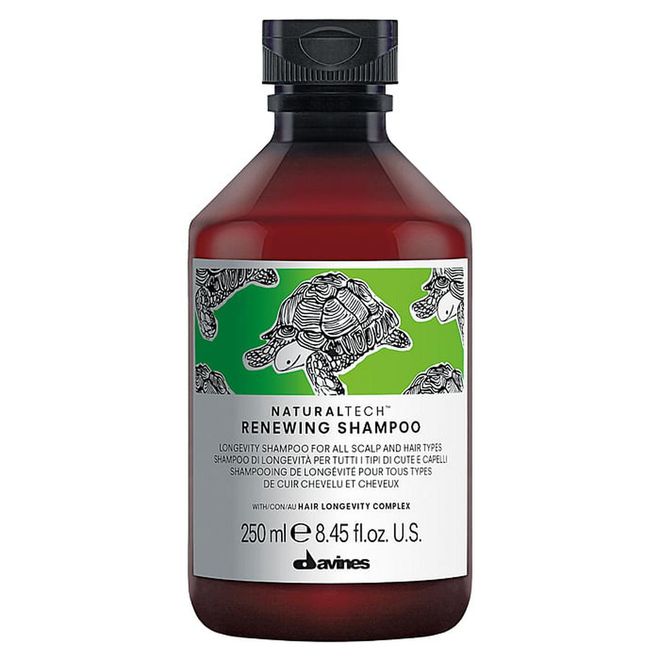 Good hair starts in the shower and this anti-ageing treatment, as its name suggests, renews hair health by protecting hair and scalp with antioxidant-rich spinach extract and maqui berry.

Renewing Shampoo, $29.50, Davines