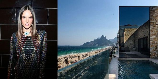 When Alessandra Ambrosio headed home to Brazil to carry the Olympic torch, Airbnb gave her a place to stay on the house. Her four-bedroom apartment featured fabulous views of Ipanema Beach from the rooftop terrace - and Ambrosio shared a photo of the dreamy beachfront property to her Instagram account. 
