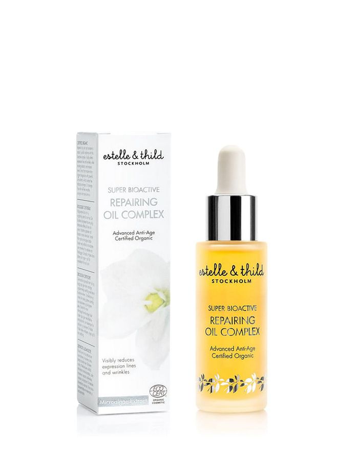 Using retinols and acne treatments can tend to dry the skin out, making it more sensitized and fragile. On nights after a retinol treatment, a nourishing night oil is just what the doctor ordered to repair and give a solid boost of hydration. <b>Estelle & Thild Super Bioactive Repairing Oil Complex</b> is the ultimate night oil to help balance and heal the skin. It's rich in microalgae extract which is proven to be 550 times more effective than vitamin E. The oil itself smells delicious and is super lightweight so it never feels overbearing even on oily skin. 