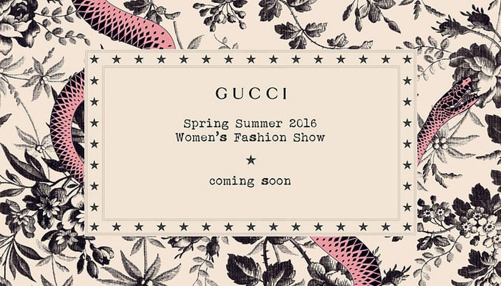 gucci, ss16, womenswear, live stream
