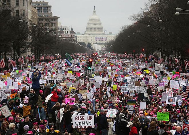 This was the largest single-day protest in American history, breaking new ground with participants numbering up to 4.6 million.