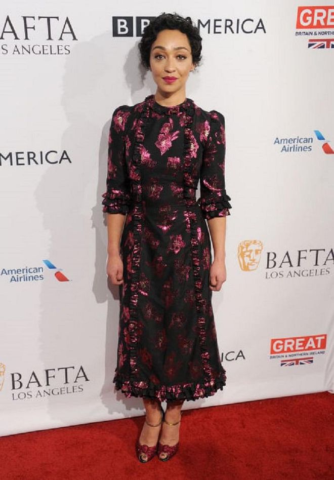 Based In: London. Despite not even holding a spot at Fashion Week yet, The Vampire's Wife has already had several A-list moments, including being worn by red carpet rising star, Ruth Negga this January. The London-based fashion house was founded by Susie Cave and features a line of vintage-inspired floral and feminine dresses. While we won't be seeing The Vampire's Wife on the runway this season, we'll probably be seeing more of it on the red carpet circuit, that's for sure. 