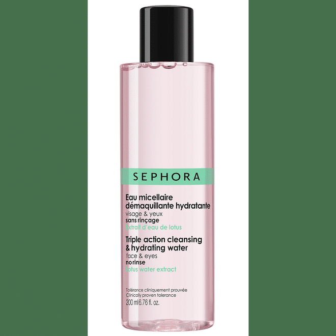 This no-rinse cleansing water is packed with tiny micelles that sweep away impurities, sebum build-up and makeup swiftly, leaving faces clean and fresh without any tightness. Matcha tea extract is also part of the mix to help purify and mattify.