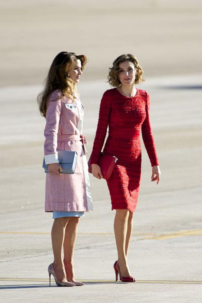 Queen Rania, as she's often called informally, is the Queen consort of Jordan. Kuwati-born to Palestinian parents, she studied at the American University in Cairo.