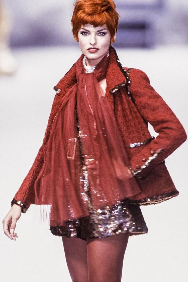 Chanel Haute Couture Fall/Winter 1991-1992 fashion show. Photo: Getty 