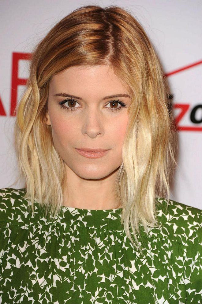 Kate Mara's good hair day is thanks to a combination of understated ombré, natural texture, and a modern cut.