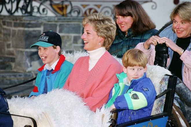 It wasn't just school where she rebelled against the constraints of royal childhood. Diana took the boys to get hamburgers at McDonald's, rode the tube and the bus, and let them wear jeans and baseball caps; they white-water rafted and rode bicycles. At Disney, they stood in line like everyone else.
She also took them to hospitals and homeless shelters. "She very much wanted to get us to see the rawness of real life," William told ABC News' Katie Couric in 2012. "And I can't thank her enough for that, 'cause reality bites in a big way, and it was one of the biggest lessons I learned is, just how lucky and privileged so many of us are — particularly myself."