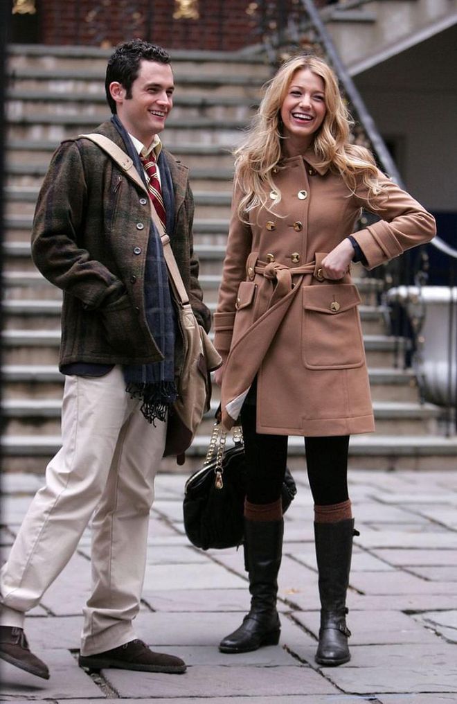 Gossip Girl fans are likely still obsessed with the fact that Penn Badgley and Blake Lively dated in real life, as well as on-screen. While Dan Humphrey and Serena van der Woodsen were endgame, Badgley and Lively were not. Daily Mail reported the couple's split, after three years of dating, in October 2010.

The exes reportedly managed to keep things friendly on set. Executive producer Joshua Safran told Vanity Fair, "They kept the breakup hidden from the crew, which you could never do now. I don't even know how they did it. They kept it from everybody which is a testament to how good they are as actors. Because they did not want their personal drama to relate to the show."

Photo: Getty