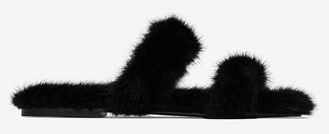 Slide, $1,380, Saint Laurent by Anthony Vaccarello