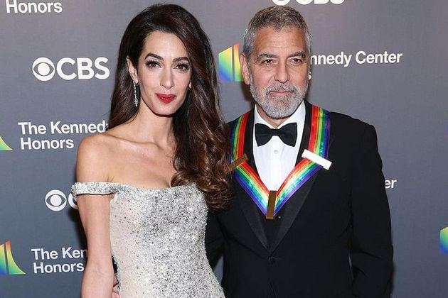 Amal and George Clooney Valentino