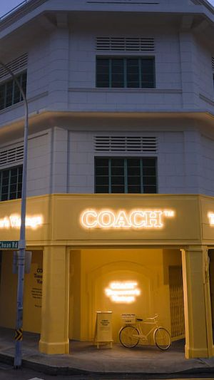 The facade of the Coach concept store at Teck Lim Road. (Photo: Coach)
