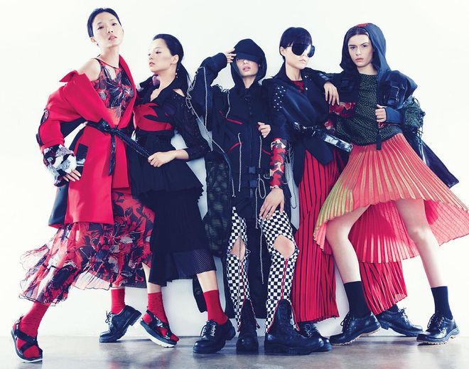 Utama took home the coveted top prize of $20,000 cash, plus a year-long scholarship at Istituto Marangoni, thanks to a collection that remixed textile manipulation techniques into a 
rebellious street tune recalling the bricolage of diverse youth subcultures.