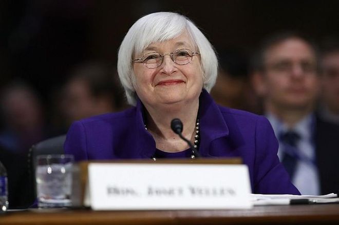 Yellen is an award-winning economist and the first woman to head the Federal Reserve of the United States. (She succeeded Ben Bernanke in 2014.) She's a graduate of both Yale and Brown, and even President Obama has offered her his high praise. "She's a proven leader, and she's tough—not just because she's from Brooklyn," he said when he nominated her as Fed Chair in 2013. Photo: Getty