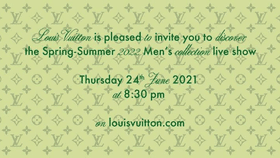 Watch The Louis Vuitton Spring/Summer 2022 Menswear Show Here