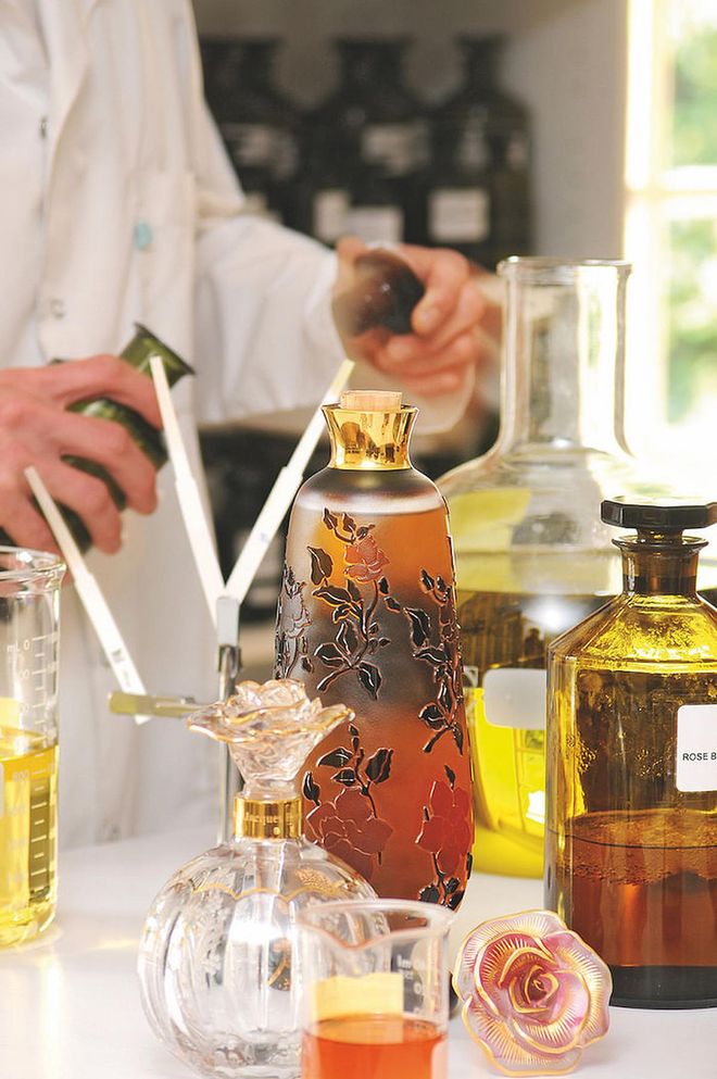 A bespoke creation being blended in Parfums Henry Jacques’s lab in France. (Photo: Henry Jacques)