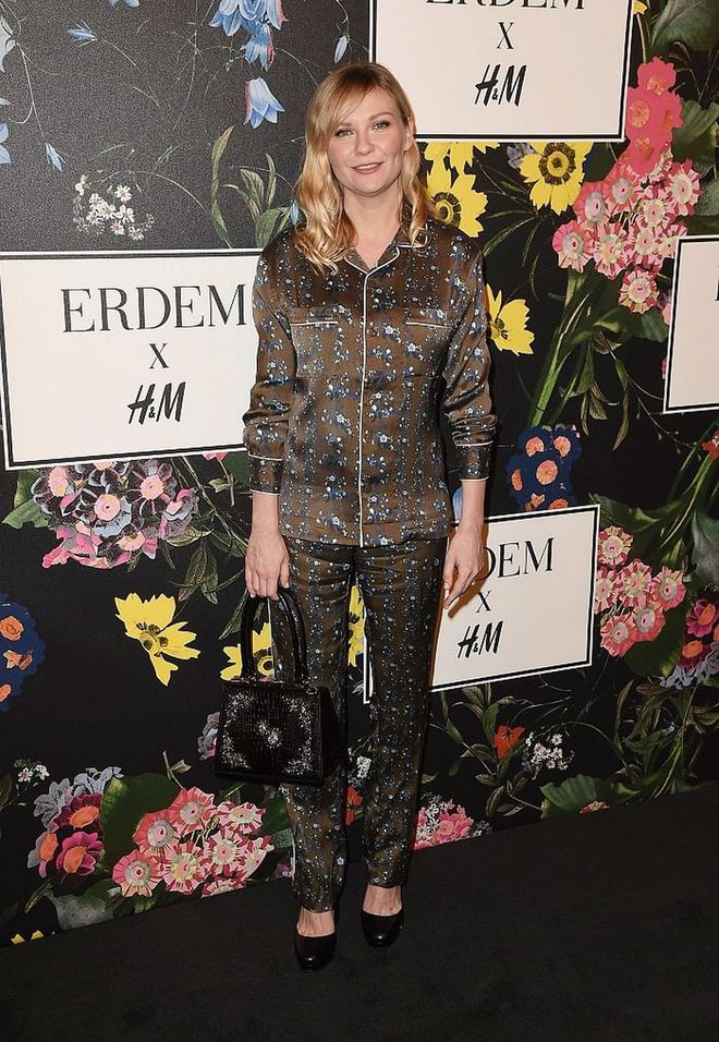 LOS ANGELES, CA - OCTOBER 18:  Kirsten Dunst at H&amp;M x ERDEM Runway Show &amp; Party at The Ebell Club of Los Angeles on October 18, 2017 in Los Angeles, California.  (Photo by Kevin Winter/Getty Images)