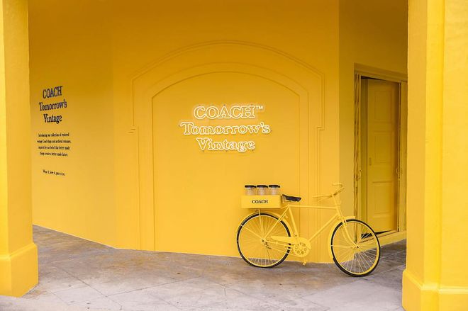 The entrance to Coach's pop-up Tomorrow's Vintage (Photo: Coach)