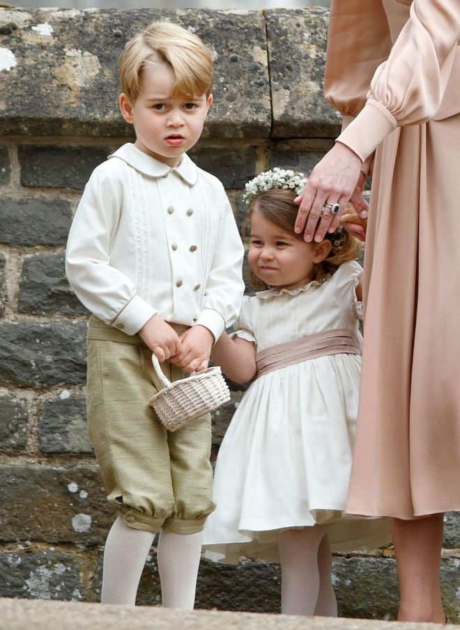 All eyes should have been on the bride, but it was page boy Prince George and flower girl Princess Charlotte who stole the show at Pippa Middleton’s May 20 wedding to James Matthews.

Photo: Max Mumby / Getty