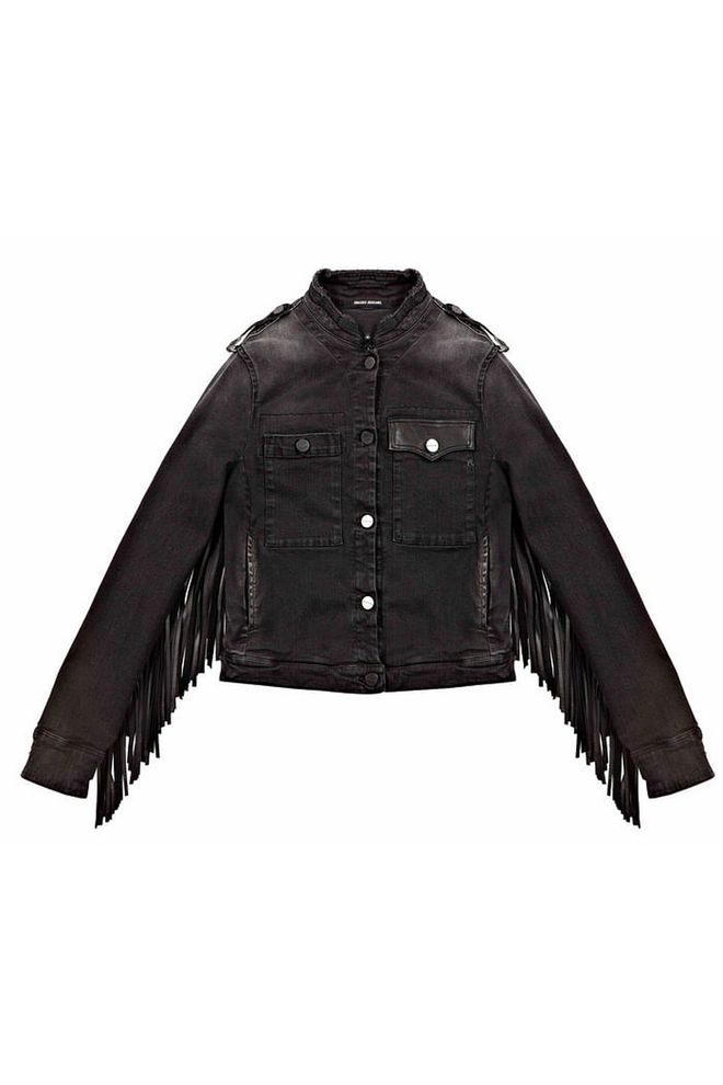 Replay's black fringing jacket is a great option for this summer's festivals.
Fringing jacket, £355, Replay
